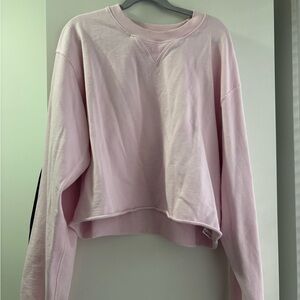 Aritzia Sweatfleece Terry Cropped Sweater